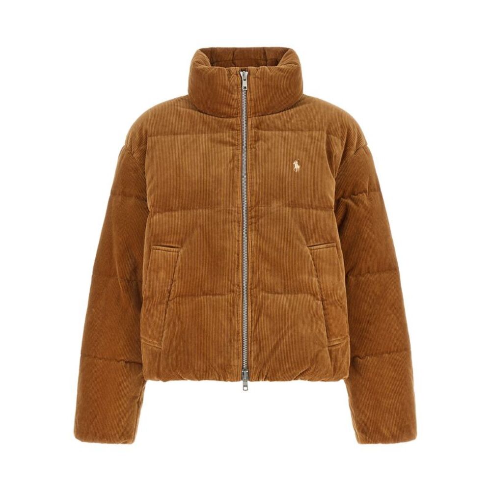 Polo Ralph Lauren Brown Cotton Full-Length Women's Jacket